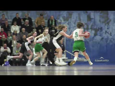 HIGHLIGHTS: Koripallon 14v tyttöjen SM-finaali Honka - Helmi Basket