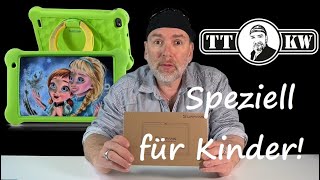 ✅WLAN Kinder Tablet Surfans K7. Android 10 Lerntablet. 7" FHD Touchscreen, Kindertablet Test deutsch