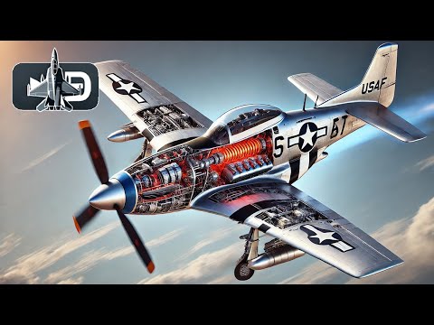 The insane engineering of the P-51 MUSTANG