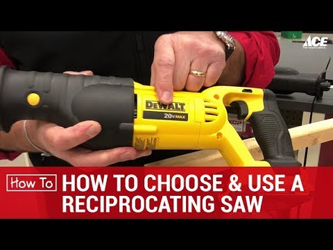 How To Choose and Use A Reciprocating Saw - Ace Hardware