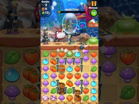 Best Fiends Hero World Tour Level 372 - Walkthrough ( Barrel Bay )