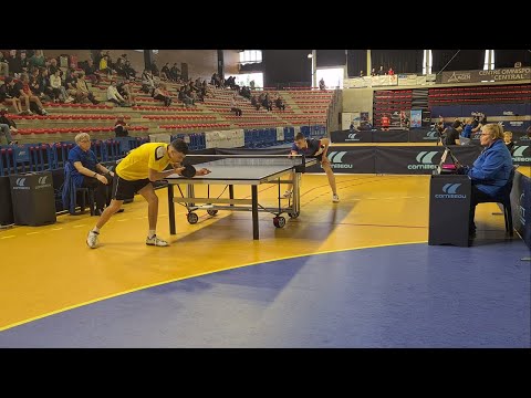 Table Tennis French Junior Championships 2022 - Thibault Poret Vs Alexis  Kouraichi - 1/2 FINAL