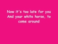 Taylor Swift- White Horse Lyrics and Download ...