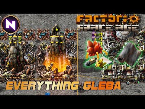 EVERYTHING FROM GLEBA: Plastic/Sulfur/Rocket Fuel/Carbon Fiber/Science | 16 | Factorio SPACE AGE