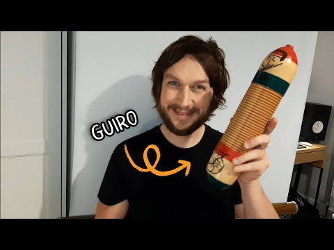 what a guiro sounds like