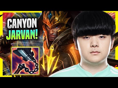 CANYON IS A MONSTER WITH JARVAN! - DK Canyon Plays Jarvan JUNGLE vs Hecarim! | Season 2022
