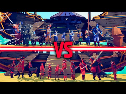 PIRATE TEAM vs RENAISSANCE TEAM - Totally Accurate Battle Simulator | TABS