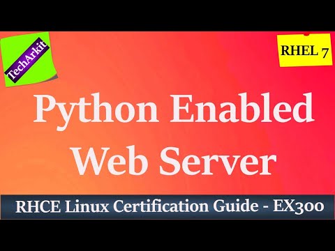 Wsgi Python Enabled Web Server Rhce Tech Arkit
