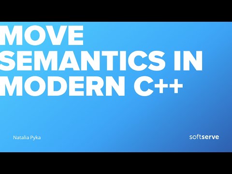 Move semantics in Modern C++ by Natalia Pyka
