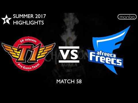 AFS vs SKT All Games Highlights LCK Summer 2017 Afreeca Freecs vs SK Telecom T1 LoL eSports