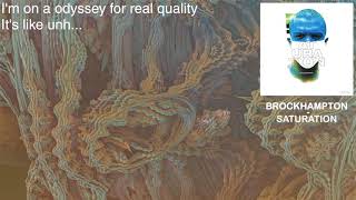 BROCKHAMPTON - FAKE - Lyrics [HD&amp;HQ]