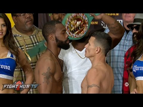 Gary Russell Jr  vs. Oscar Escandon Full Weigh In & Face Off Video
