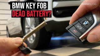 How to unlock and start your BMW with a dead key fob