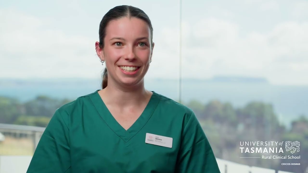 Meet Jemma, one of our medicine students who is studying at the Rural Clinical School in Burnie