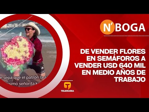 De vender flores en semáforos a vender USD 640 mil en medio años de trabajo