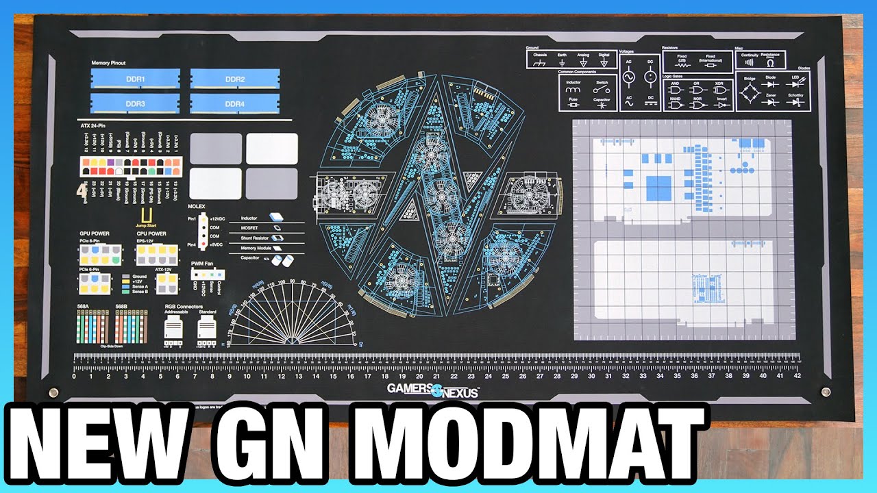 Announcing the New GN Modmat 'Volt' PC Building Anti-Static Mat