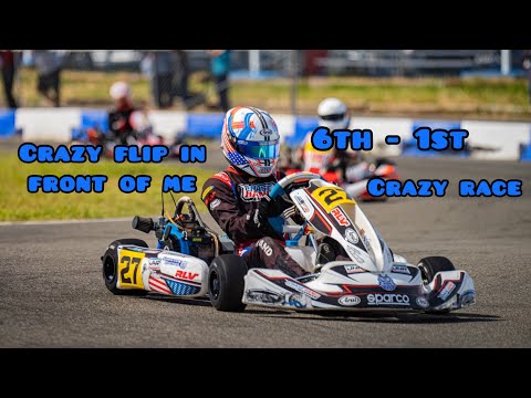 6TH TO 1ST! (Gnarly flip ahead of me!) (Everyone is ok)