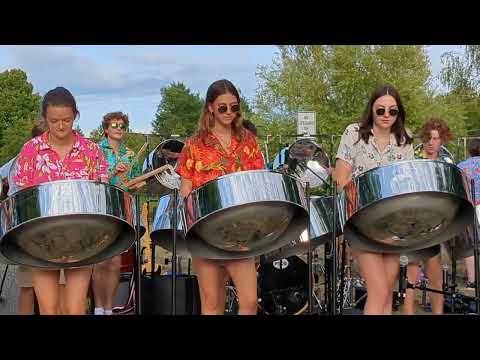 Thumbnail for Dueling Banjos - by the Petoskey High School Steel Drum Band. Bellaire, Michigan July 2023