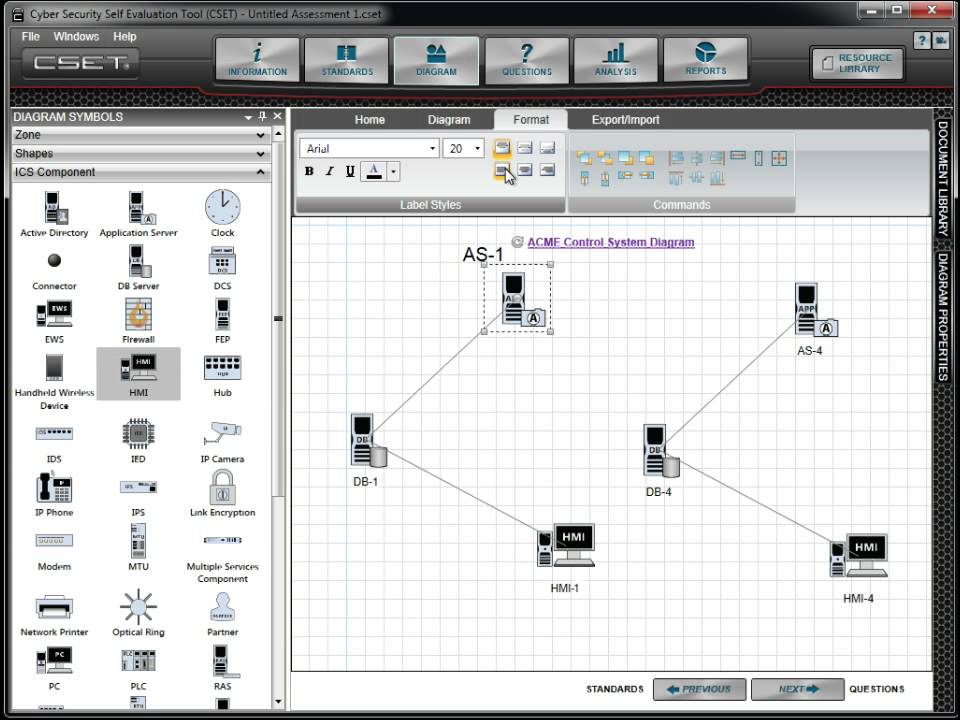 11 CSET 6.2 Diagram - Diagram, Format, & Export