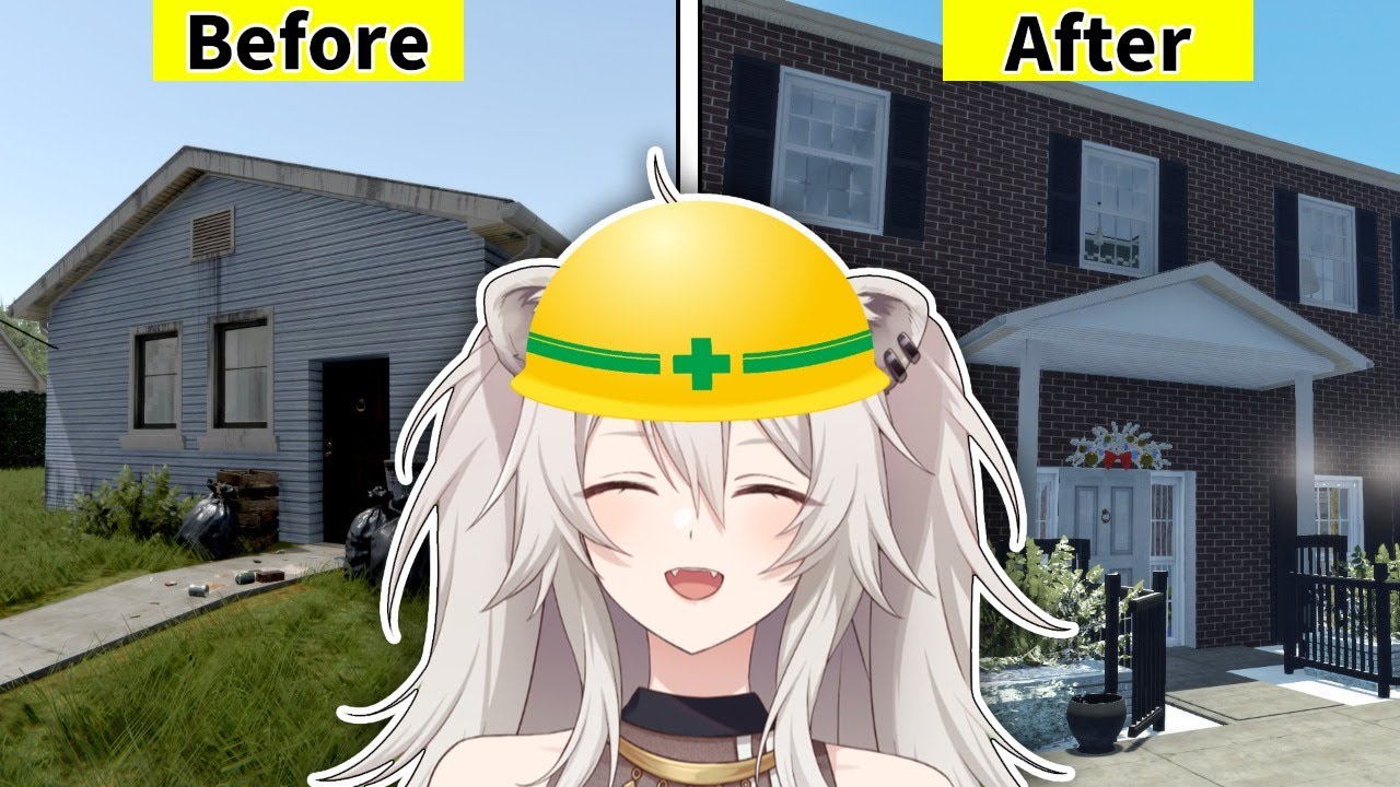 【House Flipper】弊社なら年内施工も(多分)可能です【獅白ぼたん/ホロライブ】
