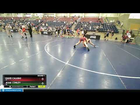187 Lbs Round 1 - David Calkins, CA Vs Jesse Conley, AK 1d92