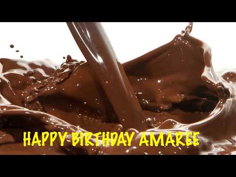 Amaree Chocolate - Happy Birthday AMAREE