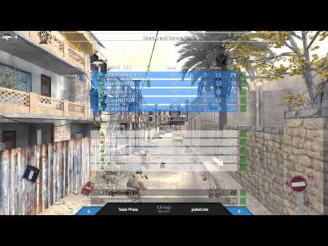 CyberGamer CoD4 Tournament - Quarter Finals - Team Phase Vs. pulseCore