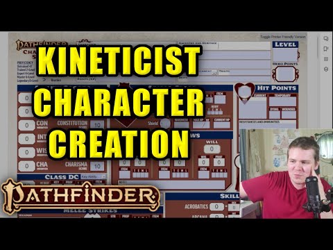 Let's Build a KINETICIST in Pathfinder 2e!