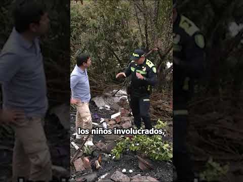 Policía arriesgó todo para salvar a un niño atrapado tras choque de tractomula en Boyacá