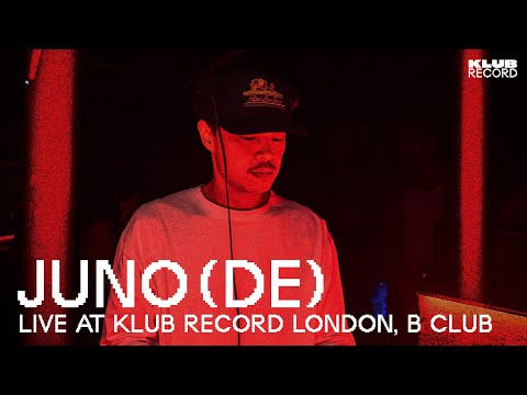 JUNO LIVE AT KLUB RECORD LONDON (B CLUB)