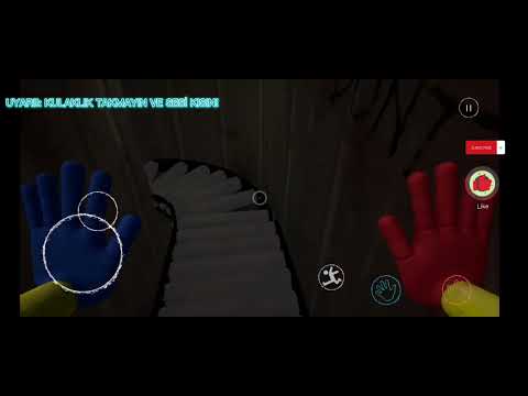 Poppy Playtime Chapter 1 | Huggy Wuggy'den Kaçış Sahnesi | Mobile