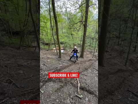 NEW PIT BIKE RIPPIN! YAMAHA TTR110 WITH PRO CIRCUIT EXHAUST! #shorts #pitbikelife #yamaha #hillclimb