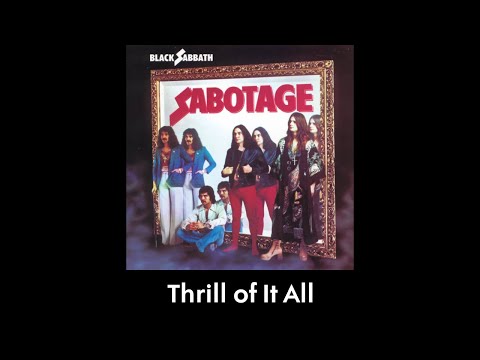 Black Sabbath - Thrill of It All (lyrics)