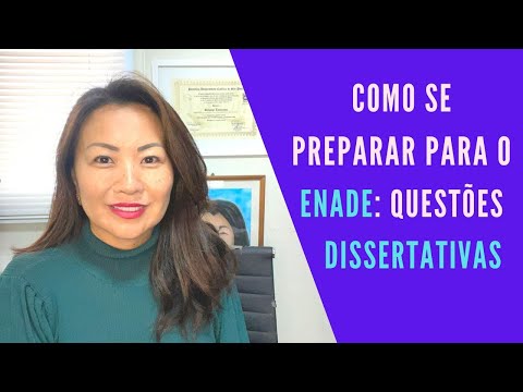 COMO SE PREPARAR PARA O ENADE: QUESTÕES DISSERTATIVAS
