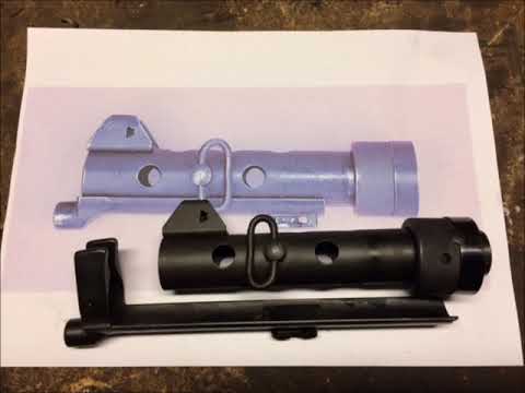 How i made the Swedish k barrel shroud whit bayonet lug .