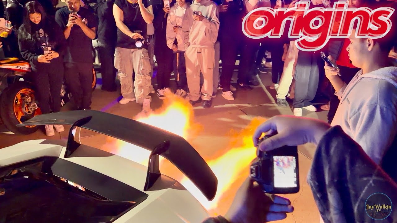  🏙️Origins’s Car Club “CourtYard” Pop-Up 2-Step 🏎️🔥| Los Angeles, California 🇺🇸 [4K]