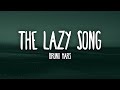 Bruno Mars The Lazy Song