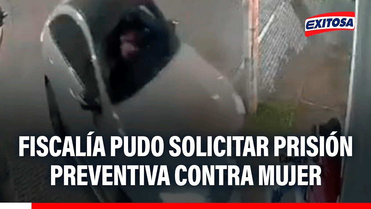 🔴🔵 Fiscalía pudo solicitar prisión preventiva contra mujer que atropelló a vigilante en Trujillo