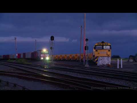 SCT 9721V Dooen (Horsham) Container Service - PoathTV Australian Trains & Railways