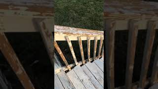 How to remove paint from deck