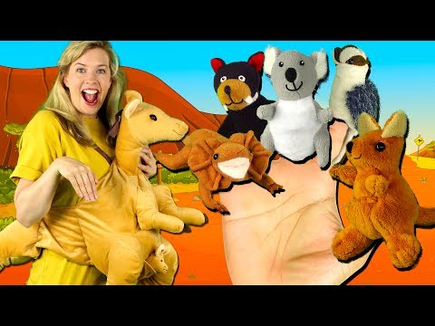 Australian Animals Finger Family Song | Finger Family Nursery Rhymes