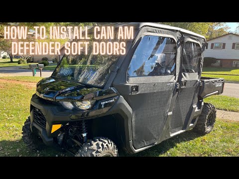 How to install Can-Am Defender Soft Doors (2019-2021)