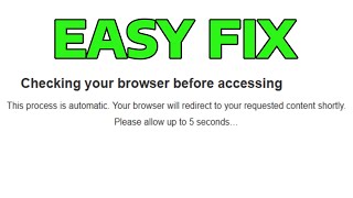 How To Fix Troubleshoot Stuck on Checking Your Browser Before Accessin