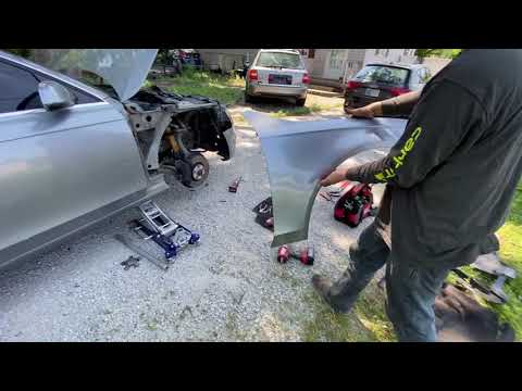 Audi Fender A4 S4 B8 B8.5 remove & replace 2009 2010 2011 2013 2014 2016 Front Wheel liner how to