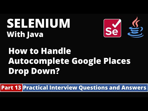Part1 Selenium with Java Tutorial Practical Interview Questions and Answers Selenium WebDriver