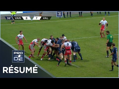 PRO D2 - Résumé RC Vannes-Valence Romans Drôme Rugby: 36-10 - J4 - Saison 2020/2021