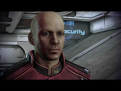 Garrus and Edi Unique Dialogue Meeting David in Grissom Academy (Project Overlord Paragon) - ME3