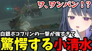 【 ゼルダの伝説 ティアーズ オブ ザ キングダム#23】白銀ボコブリンの一撃が強すぎて驚愕する小清水【小清水 透切り抜き】※ネタバレあり