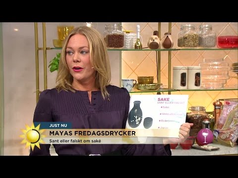 Mayas fredagsdrycker - saké och öl - Nyhetsmorgon (TV4)