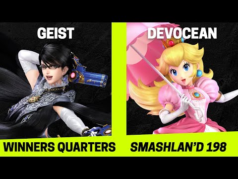 SmashLAN'd 198 Winners Quarters - Geist (Bayonetta) vs Devocean (Peach) - SSBU Tournament